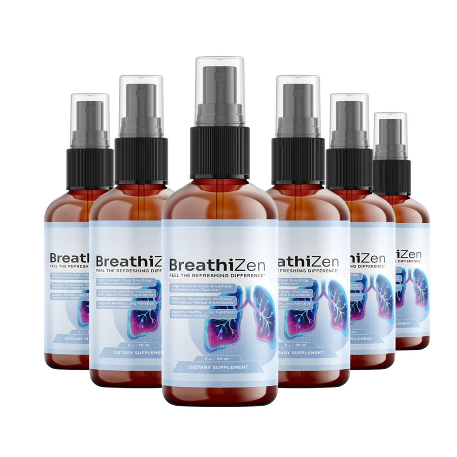 BreathiZen 6 Bottles package